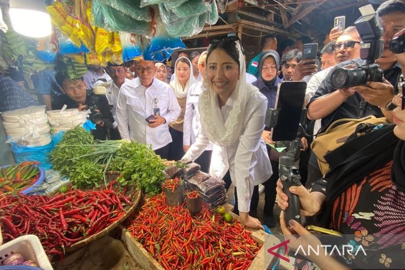 Wamendag pantau harga sembako di pasar tradisional Kendari