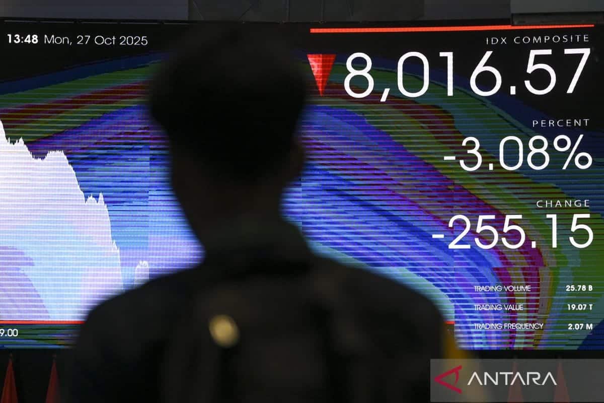 IHSG Rabu pagi dibuka menguat 14,75 poin