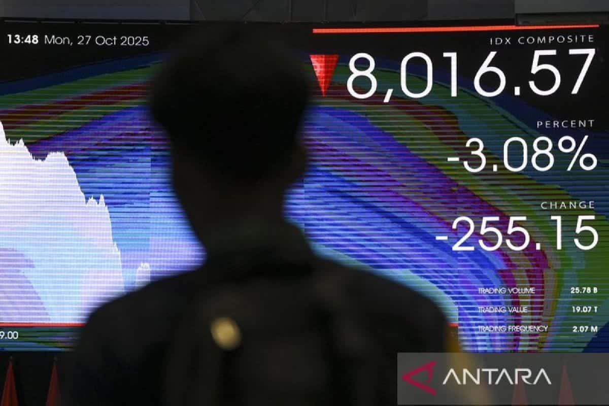 IHSG pada Rabu dibuka menguat 25,77 poin