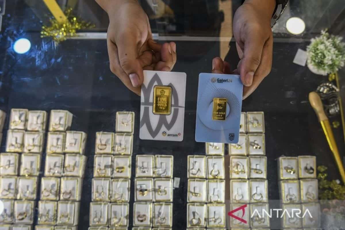 Emas UBS dan Galeri24 catat kenaikan harga signifikan pada Jumat ini